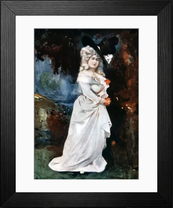 Framed Print : Connie Ediss in The Silver Slipper, c1902. Artist: Ellis & Walery Framed Print : Connie Ediss in The Silver Slipper, c1902. Artist: Ellis & Walery