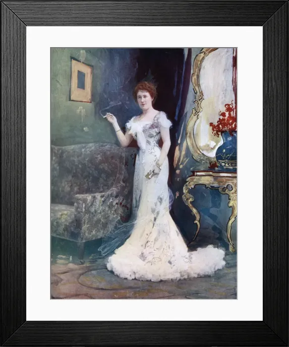 Framed Print : Miss Granville in An Interrupted Honeymoon, c1902. Artist: Ellis & Walery Framed Print : Miss Granville in An Interrupted Honeymoon, c1902. Artist: Ellis & Walery