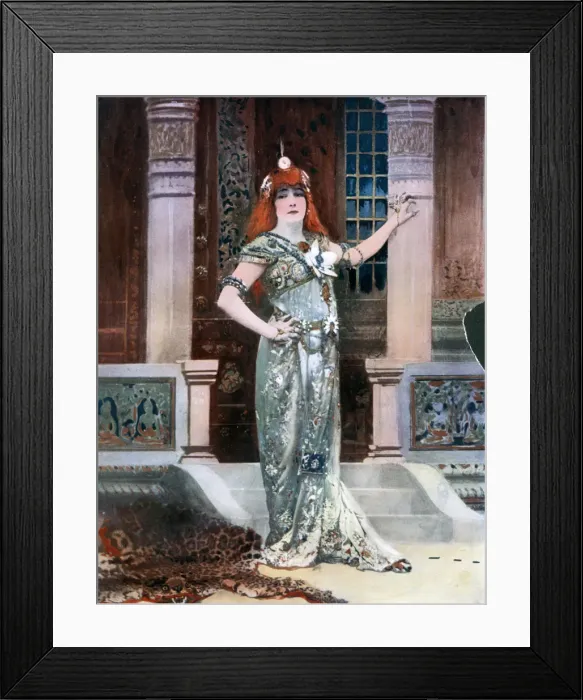 Framed Print : Sarah Bernhardt as Isolde, c1902. Artist: Nadar Framed Print : Sarah Bernhardt as Isolde, c1902. Artist: Nadar