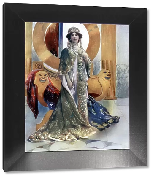 Madame Otero in L Imperatrice, c1902. Artist: Rautlinger