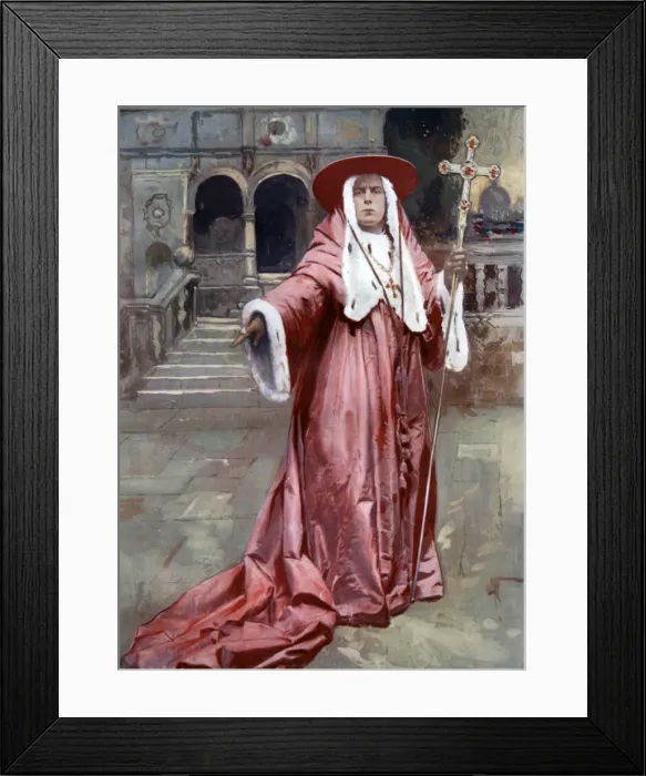 Framed Print : ES Willard in The Cardinal, c1902 Framed Print : ES Willard in The Cardinal, c1902