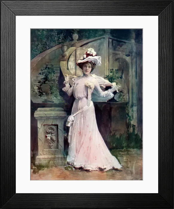 Framed Print : Ada Reeve in Florodora, c1902. Artist: Ellis & Walery Framed Print : Ada Reeve in Florodora, c1902. Artist: Ellis & Walery