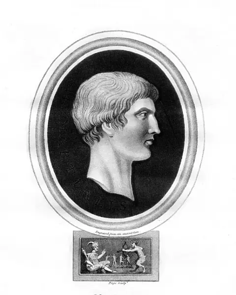 Marcus Valerius Martialis, Roman poet, (1814). Artist: Page