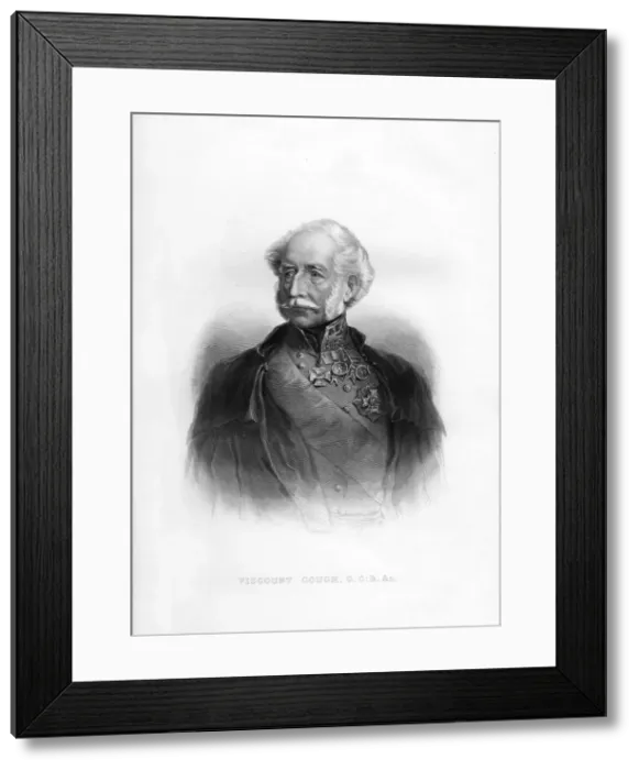 Framed Print : Hugh Gough, 1st Viscount Gough, British field-marshal, 19th century Framed Print : Hugh Gough, 1st Viscount Gough, British field-marshal, 19th century