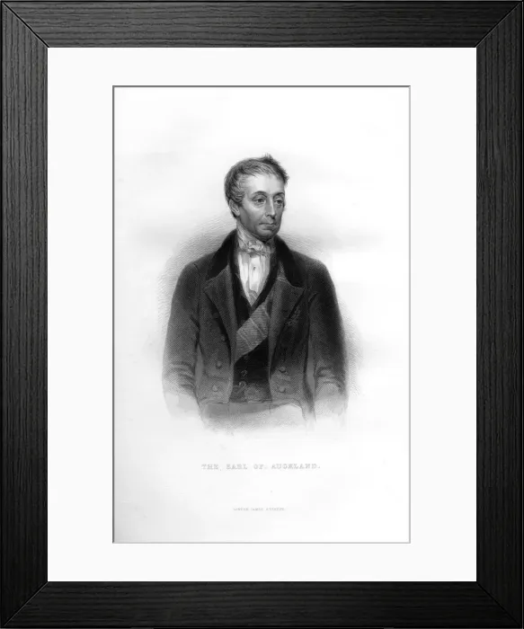 Framed Print : George Eden, 1st Earl of Auckland, Governor-General of India, 19th century Framed Print : George Eden, 1st Earl of Auckland, Governor-General of India, 19th century