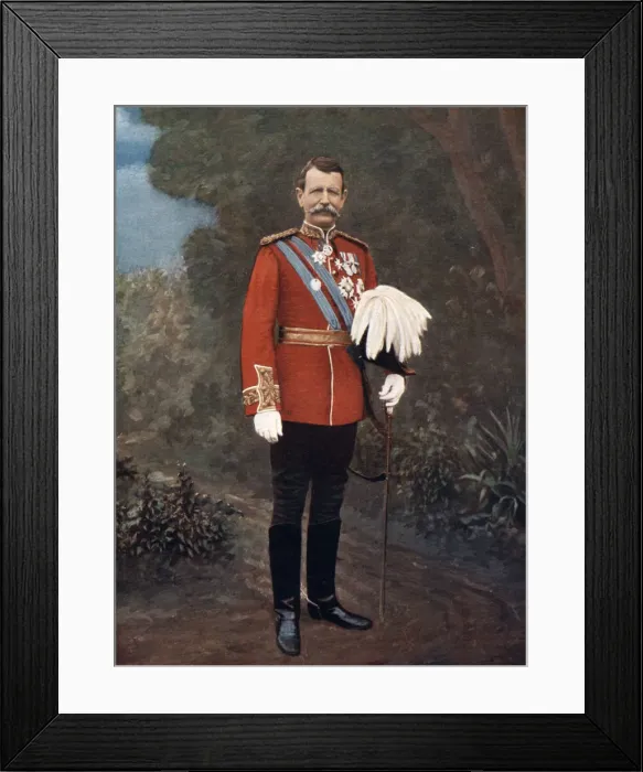Framed Print : General Sir Charles Warren, British soldier, 1902. Artist: Elliott & Fry Framed Print : General Sir Charles Warren, British soldier, 1902. Artist: Elliott & Fry