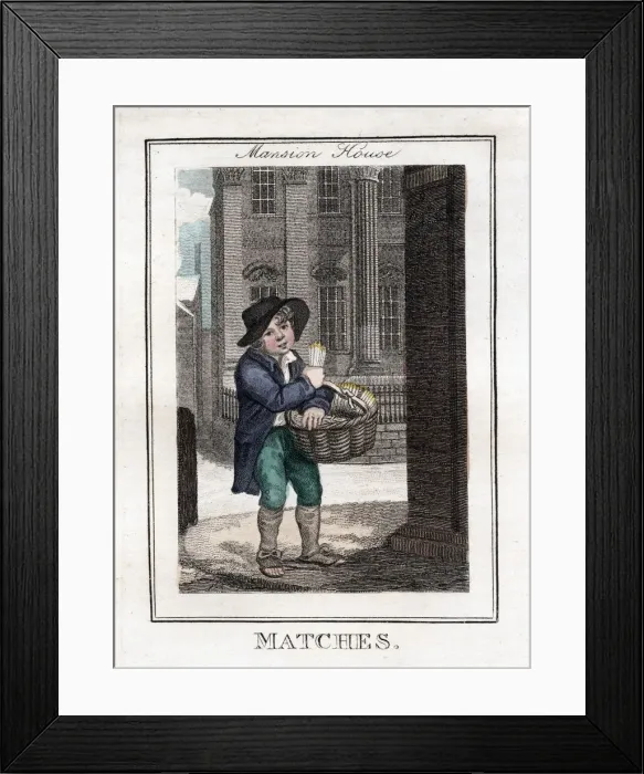 Framed Print : Matches, Mansion House, London, 1805 Framed Print : Matches, Mansion House, London, 1805