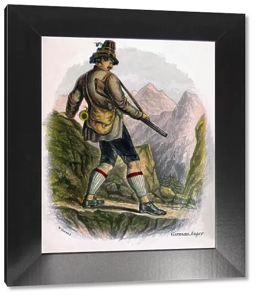 Bavarian Peasant, 1809. Artist: W Dickes