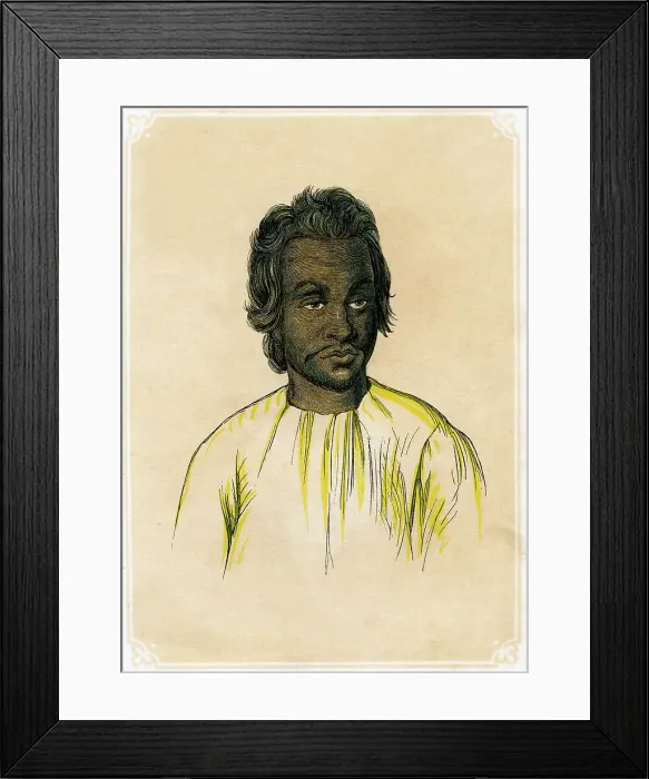 Framed Print : The Malay, c1900. Artist: James Prichard Framed Print : The Malay, c1900. Artist: James Prichard