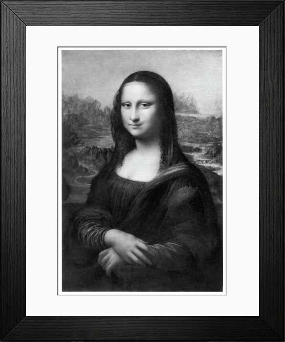 Framed Print : Mona Lisa, c1505, (19th century) Framed Print : Mona Lisa, c1505, (19th century)