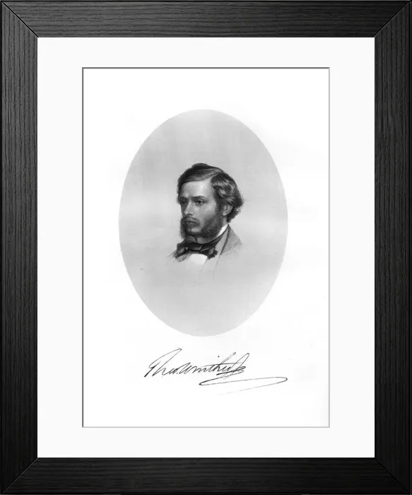 Framed Print : Theodore Winthrop, American soldier, (1872). Artist: John A O Neill Framed Print : Theodore Winthrop, American soldier, (1872). Artist: John A O Neill