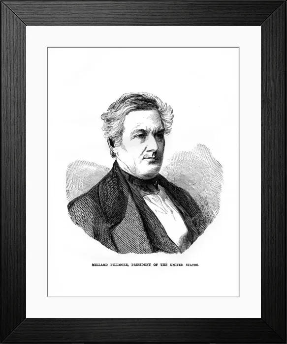 Framed Print : Millard Fillmore, thirteenth President of the United States, 1872 Framed Print : Millard Fillmore, thirteenth President of the United States, 1872