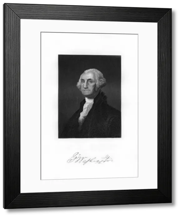 Framed Print : George Washington, the first President of the United States, 1872 Framed Print : George Washington, the first President of the United States, 1872