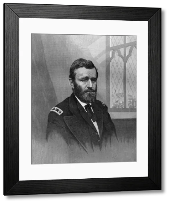 Framed Print : Ulyssess Grant, 18th President of the United States, 19th century Framed Print : Ulyssess Grant, 18th President of the United States, 19th century
