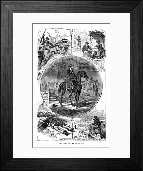 Framed Print : Ulyssess Grant, 18th President of the United States, 1872 Framed Print : Ulyssess Grant, 18th President of the United States, 1872