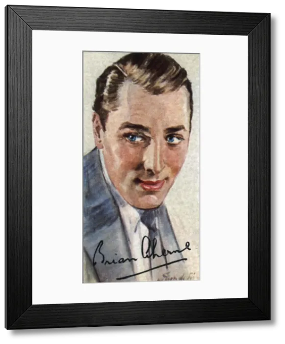 Framed Print : Brian Aherne, (1902-1986), English film actor who found success in Hollywood, 20th century Framed Print : Brian Aherne, (1902-1986), English film actor who found success in Hollywood, 20th century