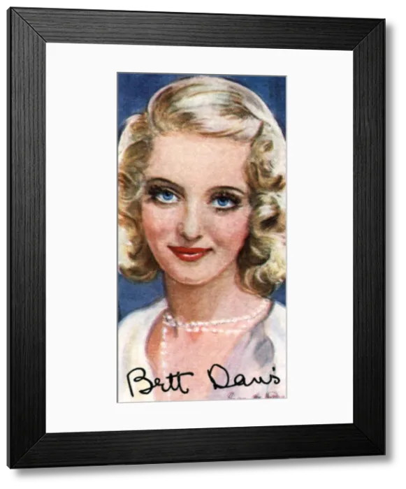 Framed Print : Bette Davis, (1908-1989), two-time Academy Award winning American actress, 20th century Framed Print : Bette Davis, (1908-1989), two-time Academy Award winning American actress, 20th century
