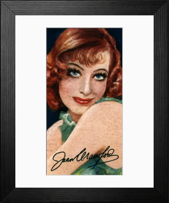 Framed Print : Joan Crawford, (1905-1977), Academy Award winning American actress, 20th century Framed Print : Joan Crawford, (1905-1977), Academy Award winning American actress, 20th century