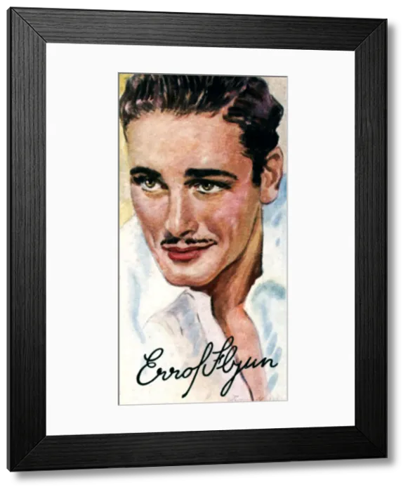 Framed Print : Errol Leslie Thomson Flynn, (1909-1959), Australian film actor, 20th century Framed Print : Errol Leslie Thomson Flynn, (1909-1959), Australian film actor, 20th century