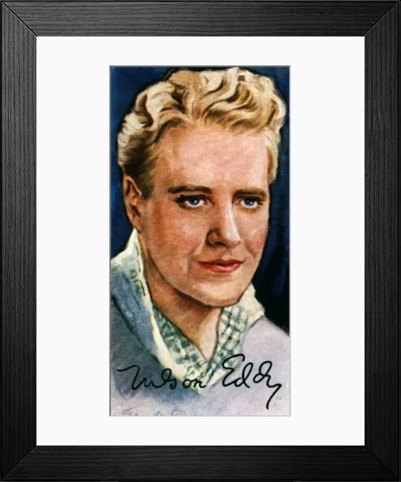 Framed Print : Nelson Ackerman Eddy, (1901-1967), American singer and film actor, 20th century Framed Print : Nelson Ackerman Eddy, (1901-1967), American singer and film actor, 20th century