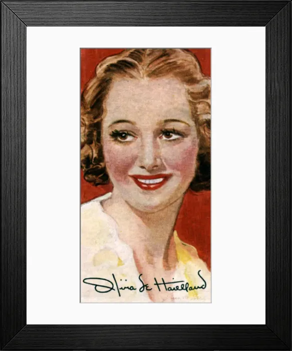 Framed Print : Olivia de Havilland, (1916-), Japanese born American film actress, 20th century Framed Print : Olivia de Havilland, (1916-), Japanese born American film actress, 20th century