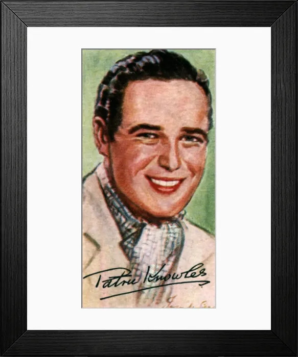 Framed Print : Patric Knowles, (1911-1995), English born film actor, 20th century Framed Print : Patric Knowles, (1911-1995), English born film actor, 20th century