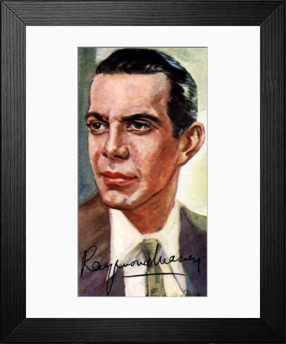 Framed Print : Raymond Hart Massey, (1896-1983), Canadian actor, 20th century Framed Print : Raymond Hart Massey, (1896-1983), Canadian actor, 20th century