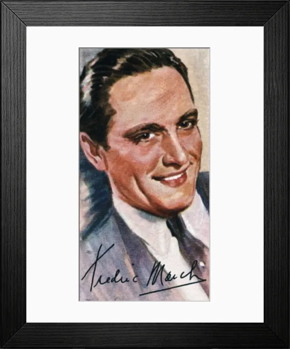 Framed Print : Fredric March, (1897-1975), two time Academy Award winning American actor, 20th century Framed Print : Fredric March, (1897-1975), two time Academy Award winning American actor, 20th century