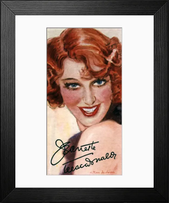 Framed Print : Jeanette MacDonald, (1903-1965), singer and actress, 20th century Framed Print : Jeanette MacDonald, (1903-1965), singer and actress, 20th century