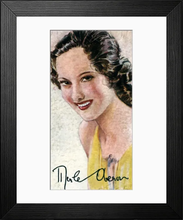 Framed Print : Merle Oberon, (1911-1979), film actress, 20th century Framed Print : Merle Oberon, (1911-1979), film actress, 20th century