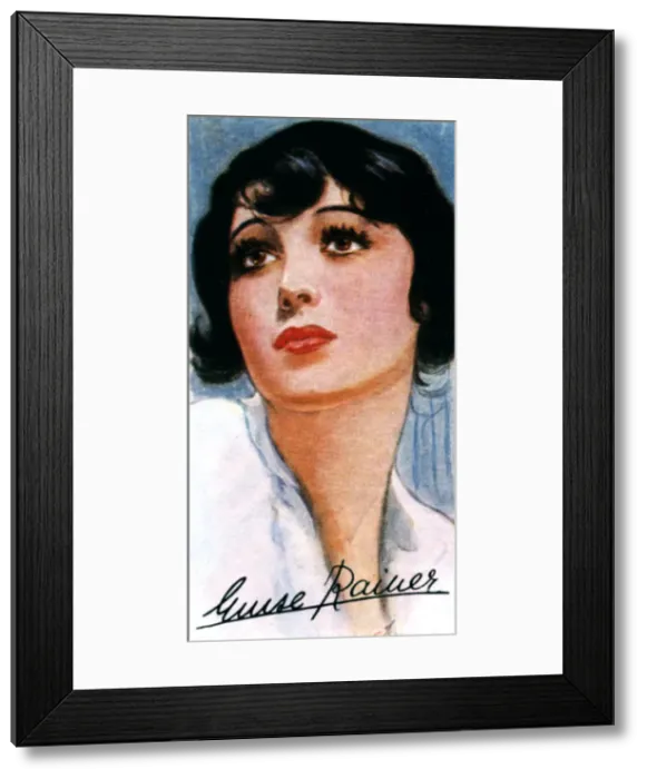 Framed Print : Luise Rainer, (1910-), two time Academy Award winning film actress, 20th century Framed Print : Luise Rainer, (1910-), two time Academy Award winning film actress, 20th century