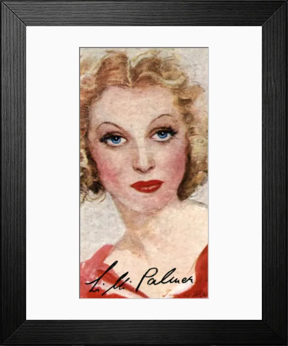 Framed Print : Lilli Palmer, (1914-1986), German born, international actress, 20th century Framed Print : Lilli Palmer, (1914-1986), German born, international actress, 20th century