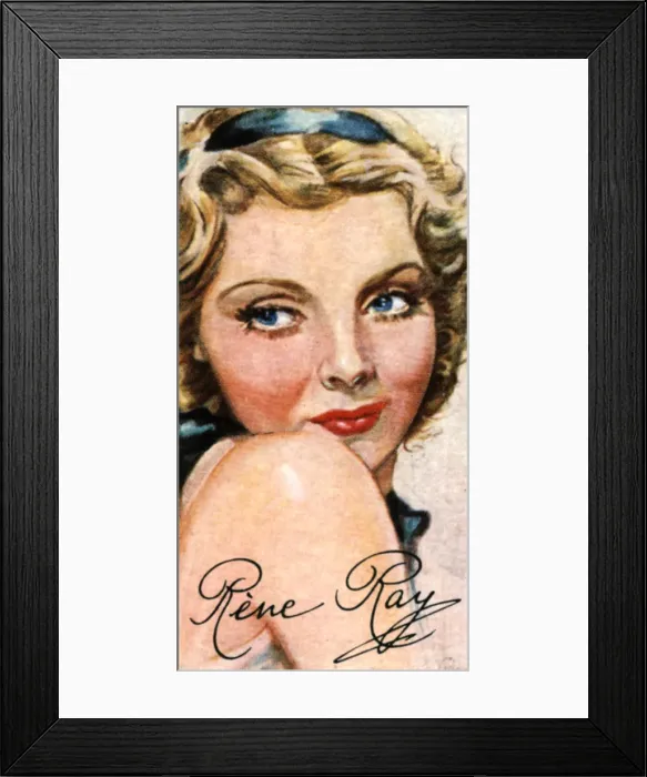 Framed Print : Rene Ray (1911-1993), British actress, 20th century Framed Print : Rene Ray (1911-1993), British actress, 20th century