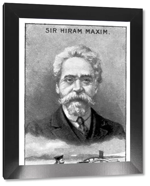 Sir Hiram Stevens Maxim, inventor of the Maxim Gun, (c1924)