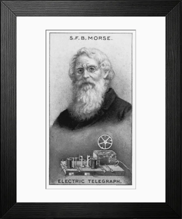 Framed Print : Samuel Finley Breese Morse, American inventor, (1934) Framed Print : Samuel Finley Breese Morse, American inventor, (1934)