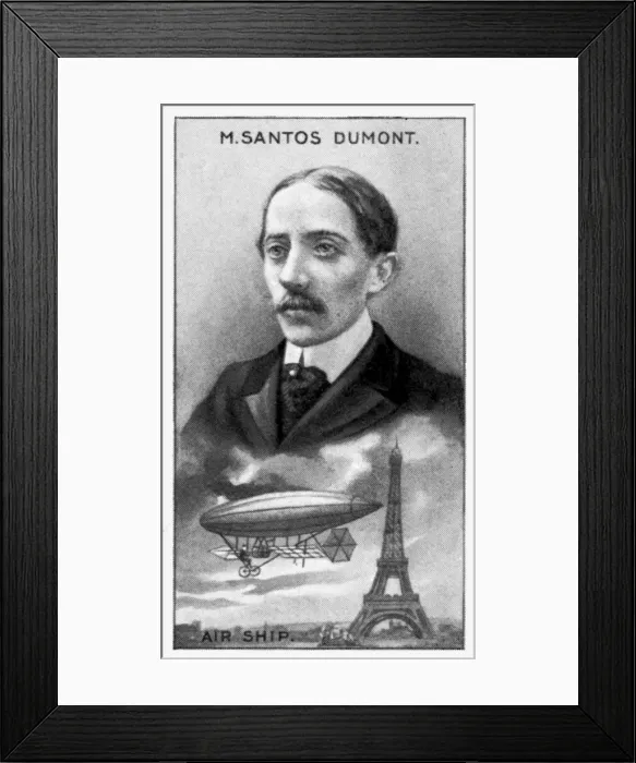 Framed Print : Alberto Santos-Dumont, Brazilian pioneer of aviation, (c1924) Framed Print : Alberto Santos-Dumont, Brazilian pioneer of aviation, (c1924)