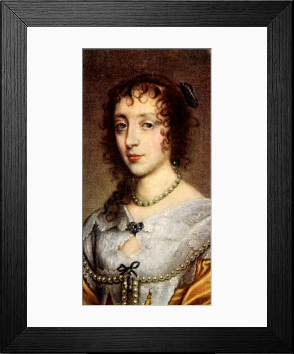 Framed Print : Queen Henrietta Maria Framed Print : Queen Henrietta Maria