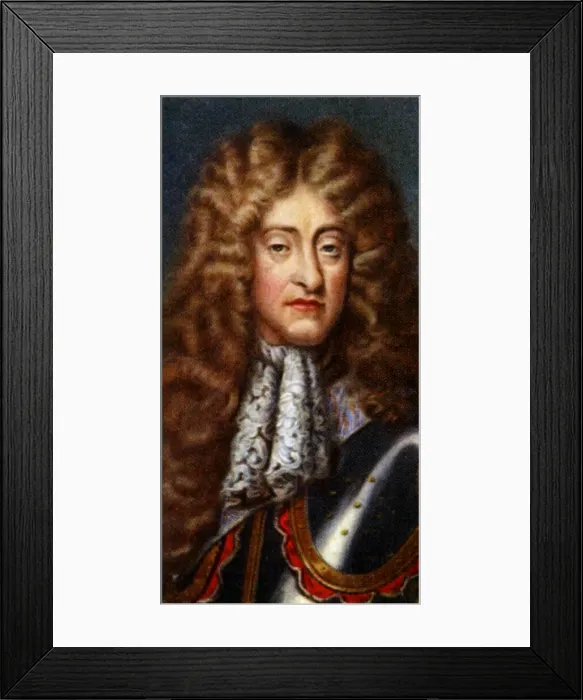 Framed Print : King James II Framed Print : King James II