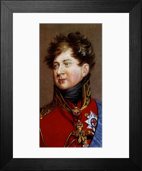 Framed Print : King George IV Framed Print : King George IV