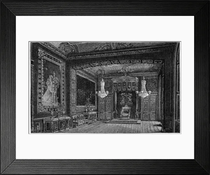 Framed Print : The Throne Room, Windsor, 1880. Artist: Robert Taylor Pritchett Framed Print : The Throne Room, Windsor, 1880. Artist: Robert Taylor Pritchett