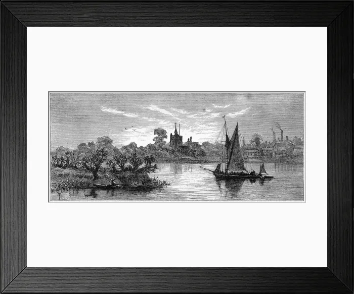 Framed Print : Chiswick, London, 1880. Artist: Robert Taylor Pritchett Framed Print : Chiswick, London, 1880. Artist: Robert Taylor Pritchett