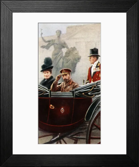 Framed Print : Memorial service to Lord Kitchener, June 13th, 1916. c1935 Framed Print : Memorial service to Lord Kitchener, June 13th, 1916. c1935