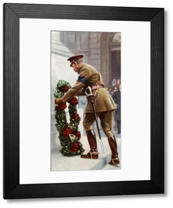 Framed Print : King George V at the Cenotaph, November 11th, 1920, (c1935) Framed Print : King George V at the Cenotaph, November 11th, 1920, (c1935)