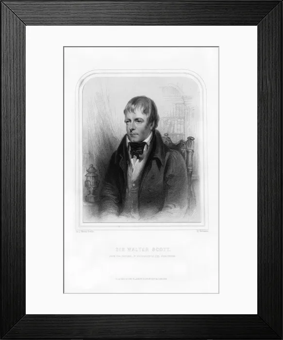 Framed Print : Sir Walter Scott, 1st Baronet, Scottish historical novelist and poet, 1870. Artist: John Watson-Gordon Framed Print : Sir Walter Scott, 1st Baronet, Scottish historical novelist and poet, 1870. Artist: John Watson-Gordon