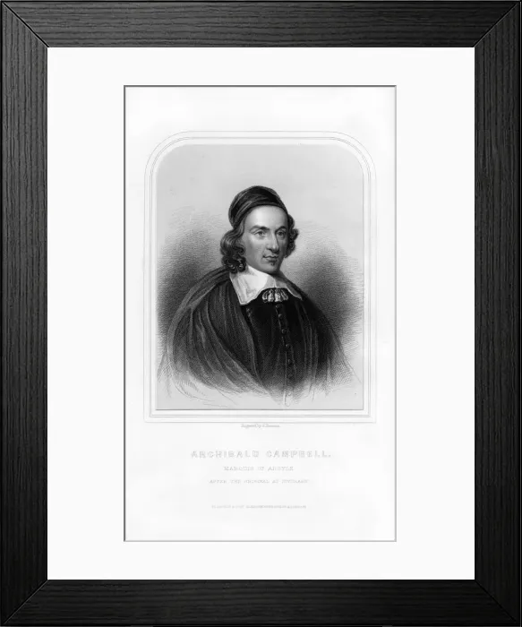 Framed Print : Archibald Campbell, 1st Marquess of Argyll, Scottish statesman, (1870). Artist:s Freeman Framed Print : Archibald Campbell, 1st Marquess of Argyll, Scottish statesman, (1870). Artist:s Freeman