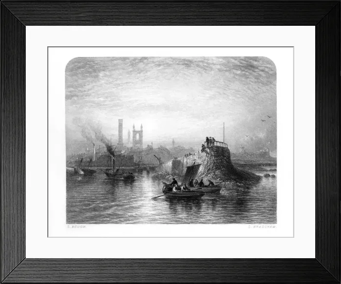 Framed Print : St Andrews, Scotland, 1870. Artist:s Bradshaw Framed Print : St Andrews, Scotland, 1870. Artist:s Bradshaw