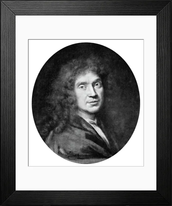 Framed Print : Moliere, French theatre writer, director and actor, 17th century. Artist: Pierre Mignard Framed Print : Moliere, French theatre writer, director and actor, 17th century. Artist: Pierre Mignard