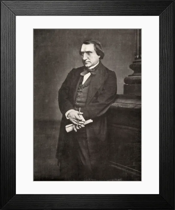 Framed Print : Ernest Renan, French philosopher and writer, 19th century. Artist: Antoine-Samuel Adam-Salomon Framed Print : Ernest Renan, French philosopher and writer, 19th century. Artist: Antoine-Samuel Adam-Salomon