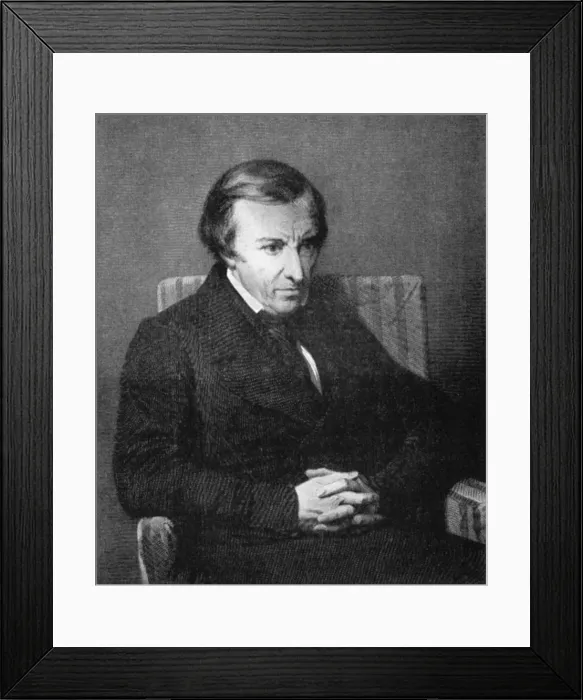 Framed Print : Hughes Felicite Robert de Lamennais, French philosophical and political writer, 19th century. Artist: Lecomte Framed Print : Hughes Felicite Robert de Lamennais, French philosophical and political writer, 19th century. Artist: Lecomte