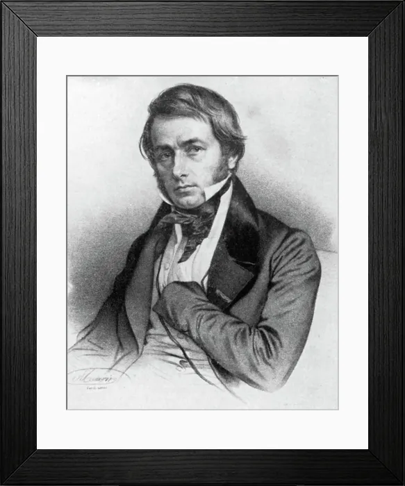 Framed Print : Victor Cousin, French philosopher, 19th century. Artist: Maurin Framed Print : Victor Cousin, French philosopher, 19th century. Artist: Maurin